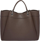 Armani Exchange Essential dla kobiet, fala, srebrne nadrukowane logo Torby na zakupy L Damskie Naty Shop Liquor
