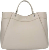 Armani Exchange Essential dla kobiet, fala, srebrne nadrukowane logo Torby na zakupy L Damskie Naty Shop Pisco
