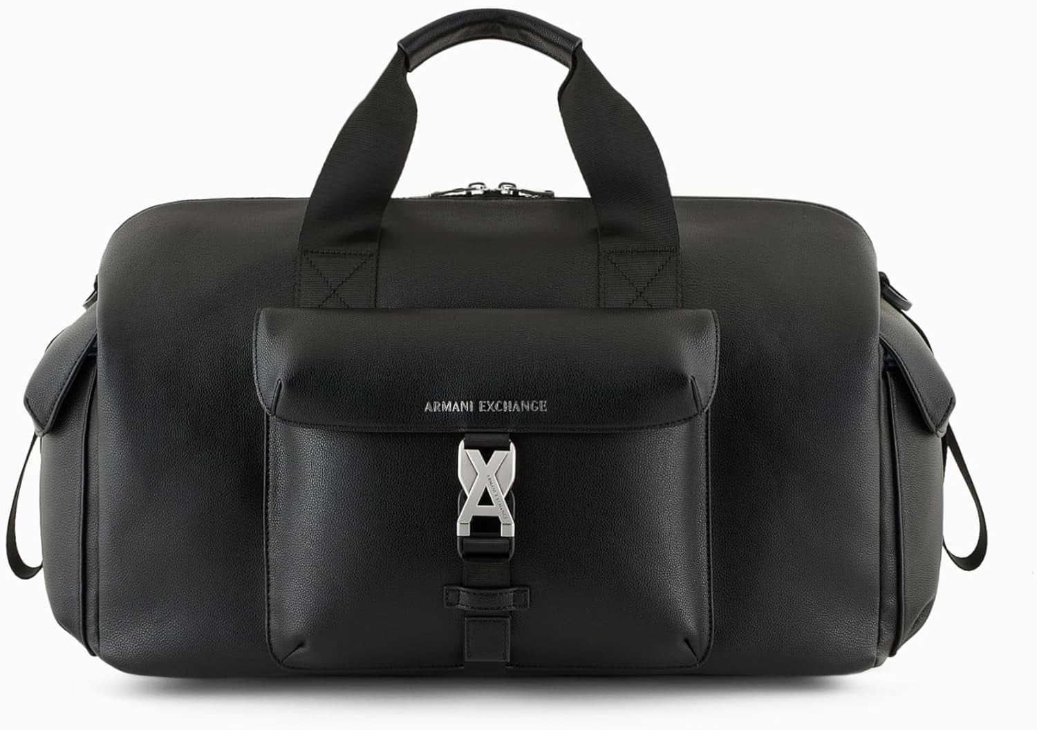 Armani Exchange Męska Matthew Wytrzymała torba podróżna Axe Tuc Closure Bagaże i sprzęt podróżny Naty Shop Czarny