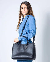 Armani Exchange Liz-Medium Otwarta torba na ramię na zakupy Damskie torby Naty Shop