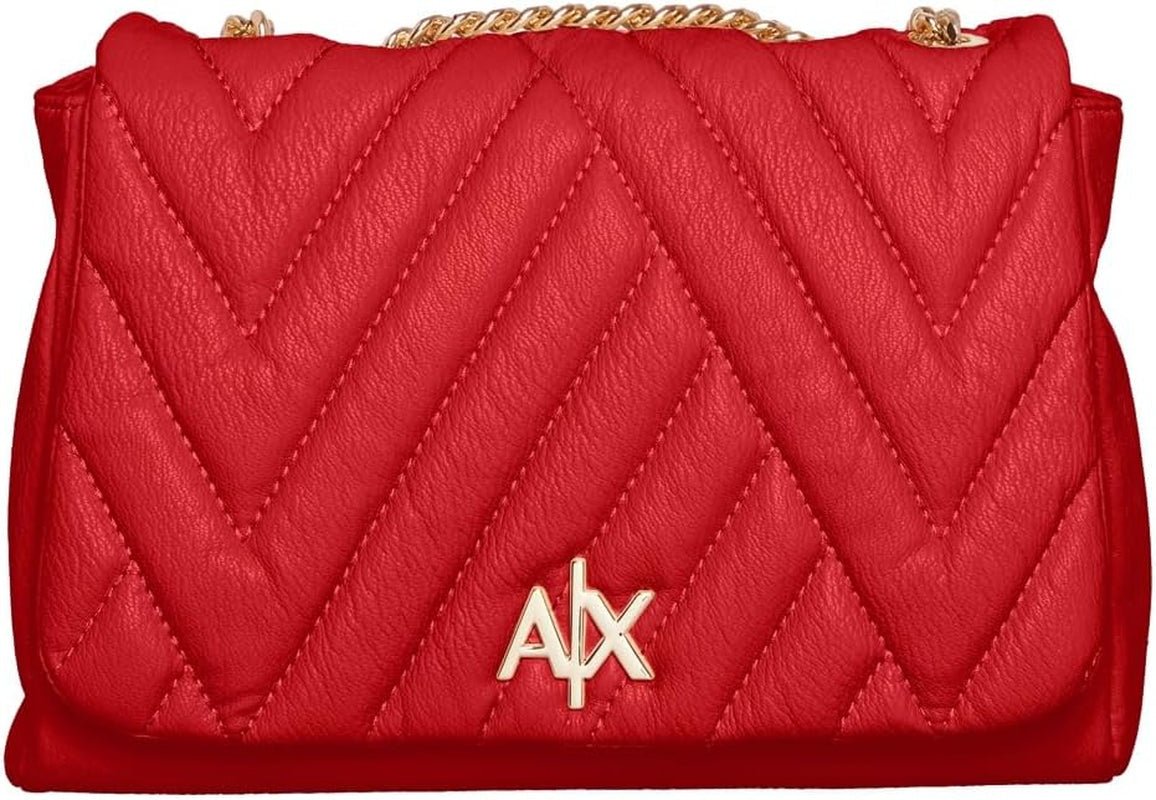 Armani Exchange Margareth Łańcuchowe paski na ramię Miękkie w dotyku torby Crossbody Średnie damskie Naty Shop Curse