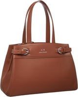 Armani Exchange Women's Essential, Milano 91, Double Bucke L Tote Bag Damskie torby Naty Shop