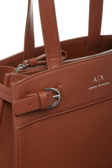 Armani Exchange Women's Essential, Milano 91, Double Bucke L Tote Bag Damskie torby Naty Shop