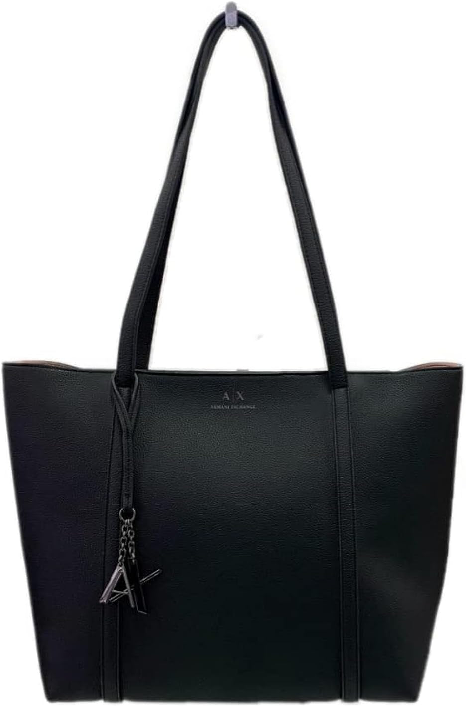 Damska torba materiałowa Armani Exchange dla kobiet, torby damskie w jednym rozmiarze Naty Shop czarna