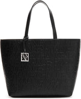 Damska torebka Armani Exchange Liz - otwarta średnia torebka na zakupy, czarna (Nero Black), 28x11x40 cm (dł. x wys. głęb.) Torby damskie UE Naty Shop Domyślny tytuł