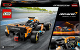 LEGO Speed Champions Samochód wyścigowy Formuły 1 Mclaren 2023, zabawka dla chłopców i dziewcząt w wieku powyżej 9 lat, którzy lubią bawić się samodzielnie, model pojazdu do zbudowania, wystrój pokoju dziecięcego 76919 Zestawy do budowania Besuche den LEGO-Store