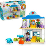 Miasto LEGO DUPLO Pierwsza wizyta u lekarza, zabawka do budowania, zestaw do rozwijania umiejętności motorycznych, prezent dla dwuletnich maluchów, zabawka edukacyjna, odgrywanie ról w szpitalu 10449 Zestawy do budowania Besuche den LEGO-Store Default Title