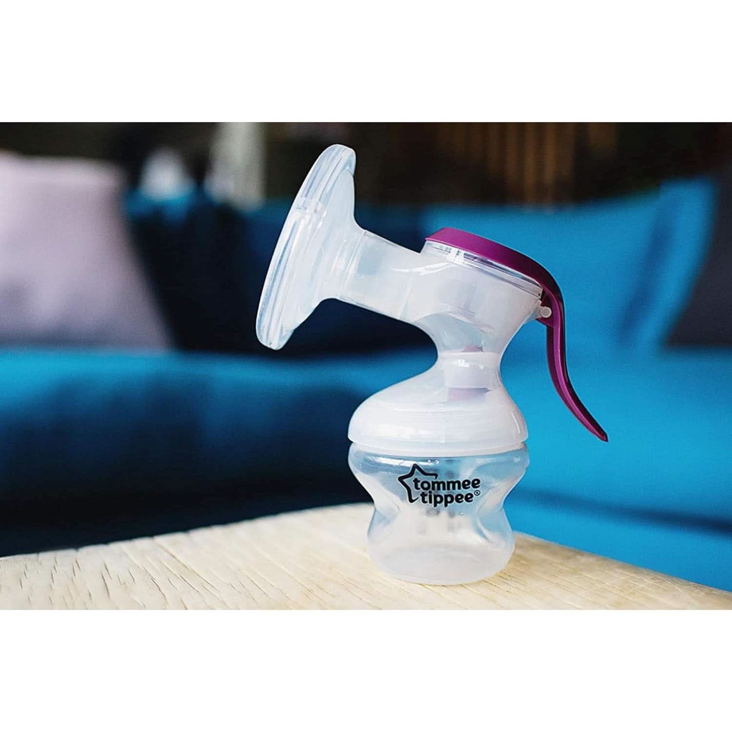 Tommee Tippee „Made for Me” Laktator ręczny, ergonomiczny uchwyt, niezawierający BPA, przezroczysty Akcesoria Żywność i karmienie piersią Sklep Bebe Naty