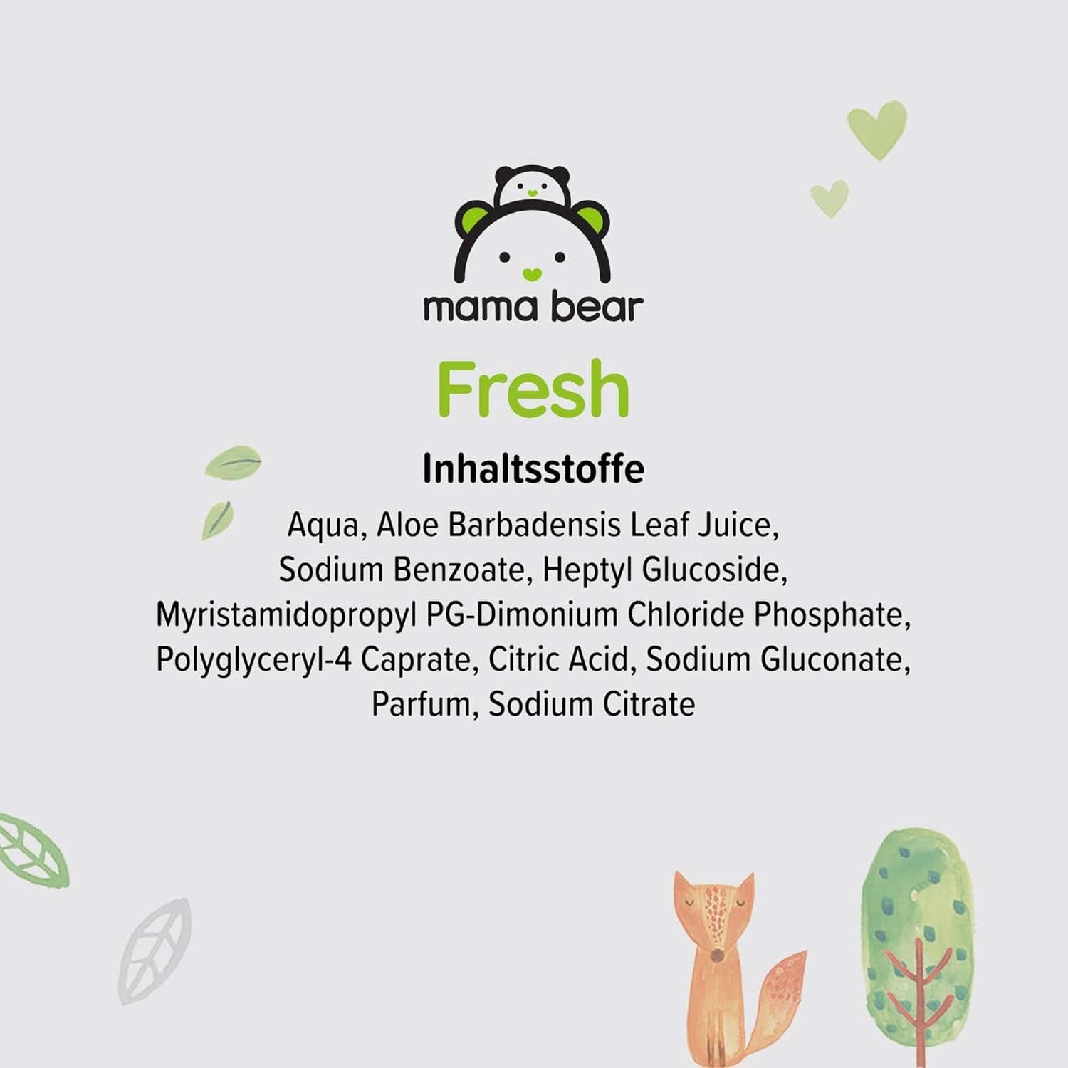 Chusteczki Fresh Baby z Aloe Vera Mama Bear Naty Shop