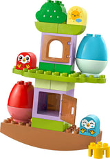 Drzewo LEGO DUPLO do utrzymywania równowagi i układania w stosy, zabawka rozwojowa, zestaw do budowania dla dzieci od 18 miesięcy, kreatywna zabawka dla dzieci, zabawka edukacyjna z 2 ptakami 10440 Zestawy do budowania Besuche den LEGO-Store
