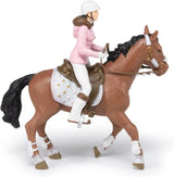 PAPO - Figurka konia - Rider Fashion Zima, pasja do jazdy konnej, zabawka dla dzieci od 3 lat. Figurki akcji Naty Shop