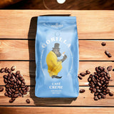 Gorilla Café Creme 6x 1000g | 100% tradycyjna arabika-Bohnen | Ideal Volllautomaten Crema harmonisches Aromat | geryger Koffeingehalt helle Röstung | Opakowanie zbiorcze