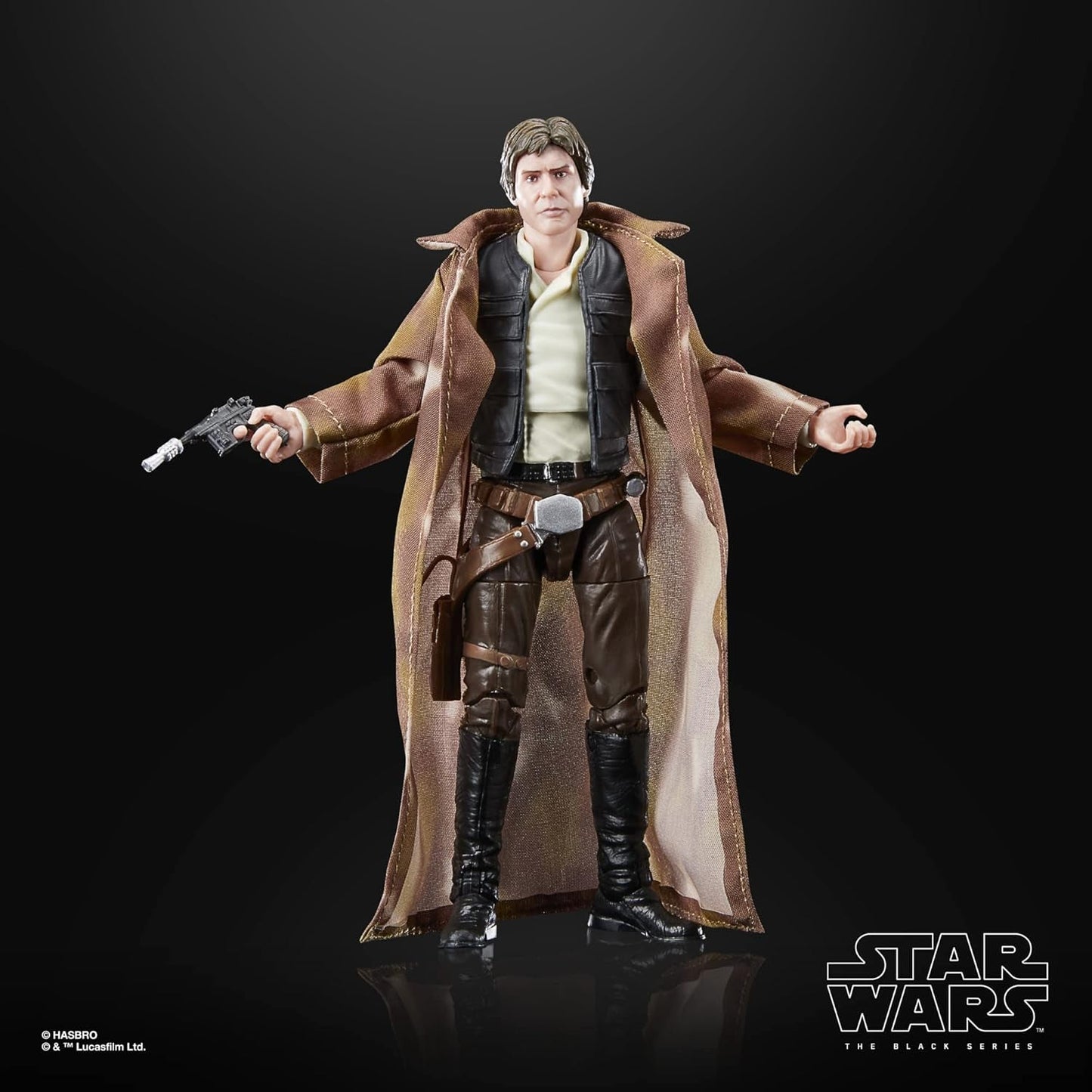 Han Solo z czarnej serii Star Wars, wysokość 15 cm Figurka Zu Wars: Powrót rycerza Jedi Figurki Naty Shop