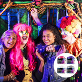 Halloween tymczasowa farba do włosów 4 kolory wosk kolorowy stylizacja włosów odcień włosów dla mężczyzn kobiety Halloween na imprezę Cosplay farba do włosów Naty Shop