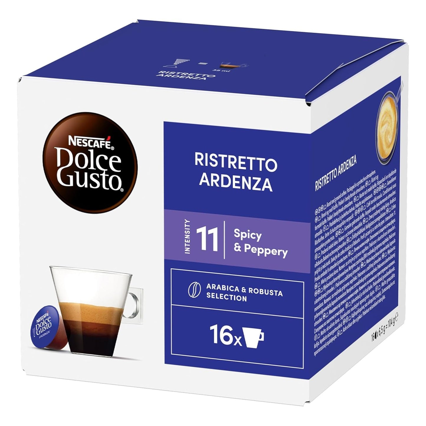 NESCAFÉ DOLCE GUSTO Espresso Ardenza Kaffeekapseln 3-pak (3 x 16 Kapseln)