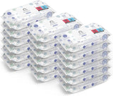 Naty Shop Mama Bear Sensitive Chusteczki dla niemowląt, bezzapachowe, 56 sztuk (18 sztuk w opakowaniu)
