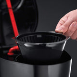 Ekspres do kawy Russell Hobbs [cyfrowy minutnik, głowica prysznicowa zapewniająca optymalną ekstrakcję i aromat] Tekstury+ (1 do 12 filiżanek, szklana karafka o pojemności 1,25 l, płyta grzewcza, system zapobiegający kapaniu) Ekspres do kawy z filtrem 22620-56