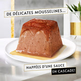 Zalecenia, muślin z łososia, z sosem, porcja posiłku dla dorosłych kotów, 4 x 57 g