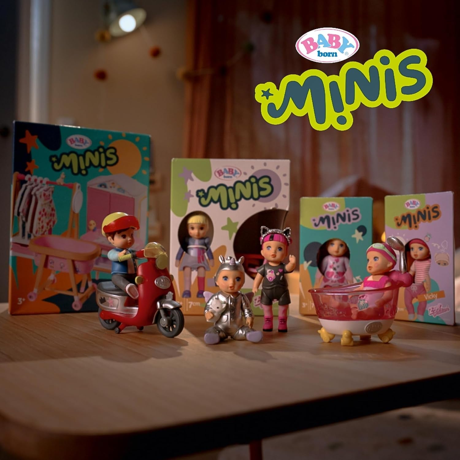 BABY Born Minis zestaw do kąpieli z lalką Minis Amy i kaczką, 906101 Zapf Creation Dolls Naty Shop