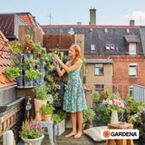 Adapter do urządzeń Gardena: Podłączenie do oryginalnego systemu Gardena do urządzeń nawadniających z gwintem wewnętrznym, odpowiedni do gwintu 26,5 mm (G 3/4"), w pudełku (2921-20), czarny