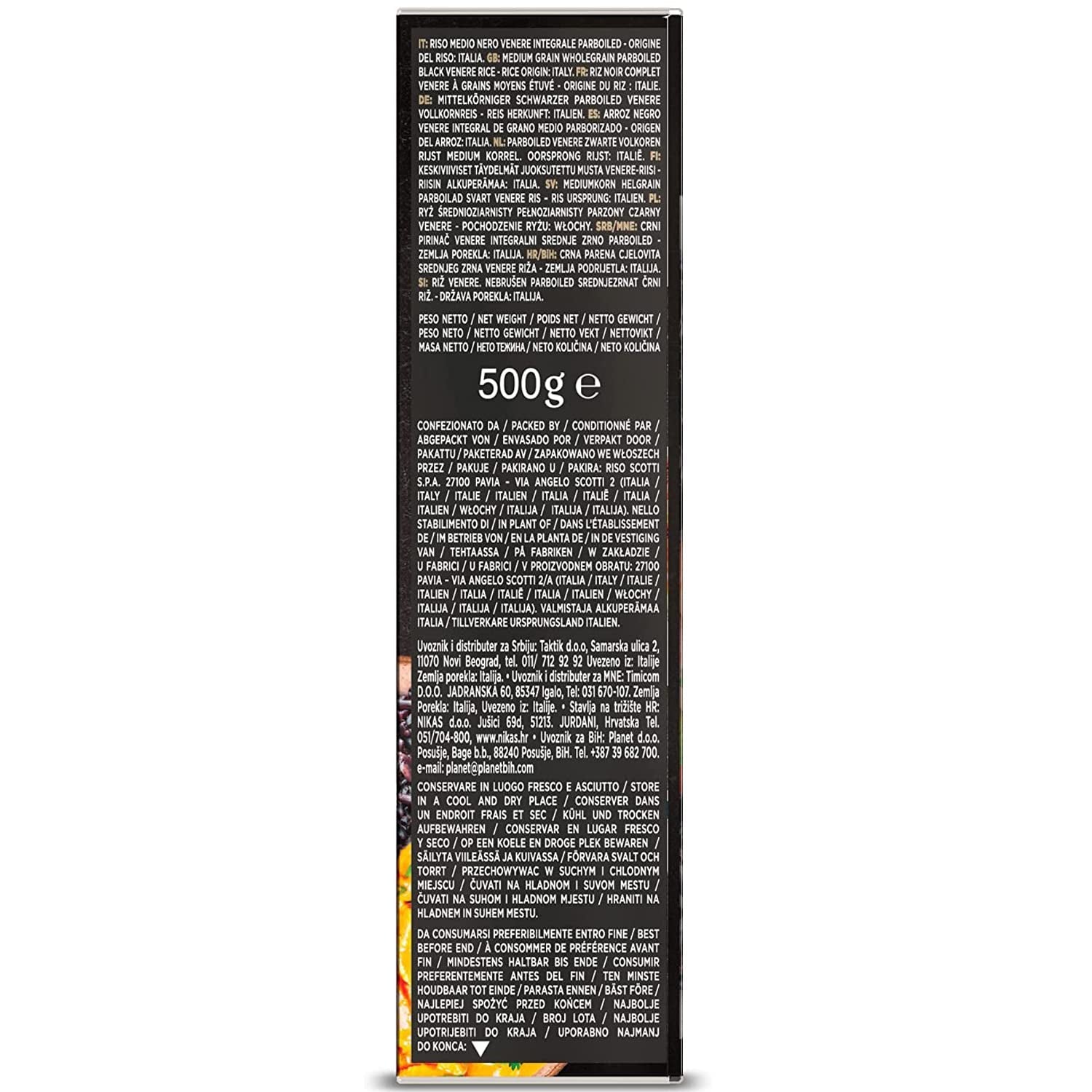Scotti Czarny Ryż pełnoziarnisty Riso Nero Venere 500 g