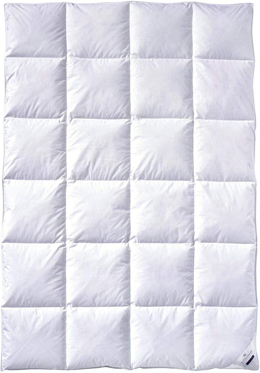 Kołdra puchowa Billerbeck Martina® - Pocieszyciel 135 x 200 cm - Pocieszyciel na każdą porę roku - Odpowiedni dla alergików - 90% puch gęsi, 10% gęsie pióra - Biały Kołdry i kołdry Naty Shop Warm (szer.) 135 x 200 cm