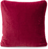 Gözze - Wygodna poszewka na poduszkę, Merino Feeling, 50X50 cm - Ciemnozielone Łóżka i koce Besuche den GÃ¶zze-Store Carmine red
