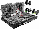 LEGO 75329 Zestaw dioramy Star Wars Gwiazda Śmierci, zestaw do budowania X-Winga dla dorosłych Luke’a Skywalkera, gadżety dla fanów „Nowej nadziei”, dekoracje pokoju, zestawy do budowania podarunkowe w sklepie LEGO