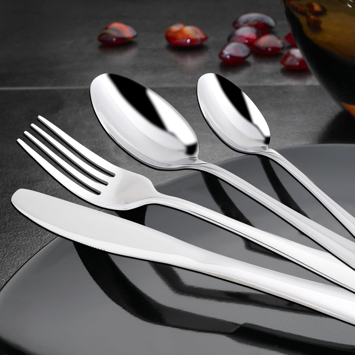 Zestaw sztućców Kitchenboss dla 6 osób: Zestaw sztućców 20 lub 30 sztuk Kitchen Naty Shop
