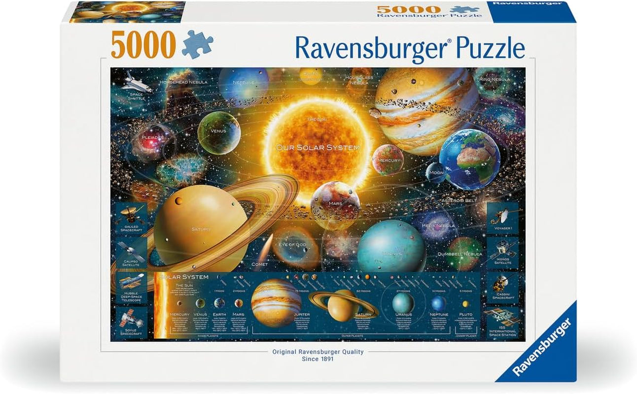 Ravensburger Puzzle 16720 - Układ planetarny - 5000 elementów puzzle dla dorosłych i dzieci powyżej 14 roku życia Puzzle Naty Shop