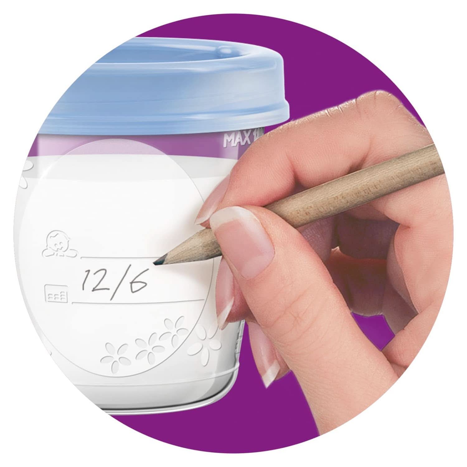 Philips AVENT SCF619/05 Przechowywanie Becher Für Muttermilch, Becher Inklusive Deckel Akcesoria Żywność i karmienie piersią Sklep Bebe Naty
