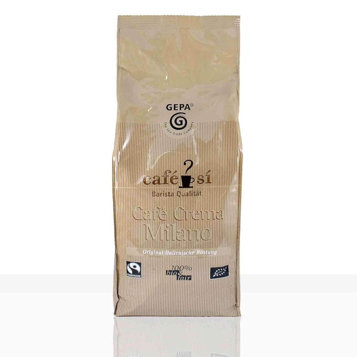 Kawa Cafe Si Cafe Crema Milano Fairtrade - 1kg kawy ziarnistej