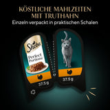 SHEBA Perfect PORTIONS sos dla kotów z indykiem 8 x 3 x (2 x 375g)