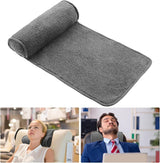 Poduszka pod szyję do fotela rozkładanego, pluszowa regulowana poduszka, rolka pod szyję, antypoślizgowy polar, sofa, poduszka pod szyję do podróży, dom, leżak, sofa, fotel (ciemnoszary)