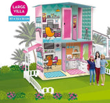 Lisciani - Domek dla lalek BARBIE - Wymarzona willa Barbie na dwóch piętrach - Dom 3D do budowania, dekorowania i projektowania - Kreatywne rękodzieło i zabawki konstrukcyjne dla dzieci w wieku 4 lat i więcej Domy dla lalek Naty Shop