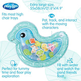 Playgro mata wodna dziecko, dmuchana mata do zabawy wodnej zabawka dla dziecka zabawka sensoryczna na 3 6 9 miesięcy zabawki Bebe Naty Shop