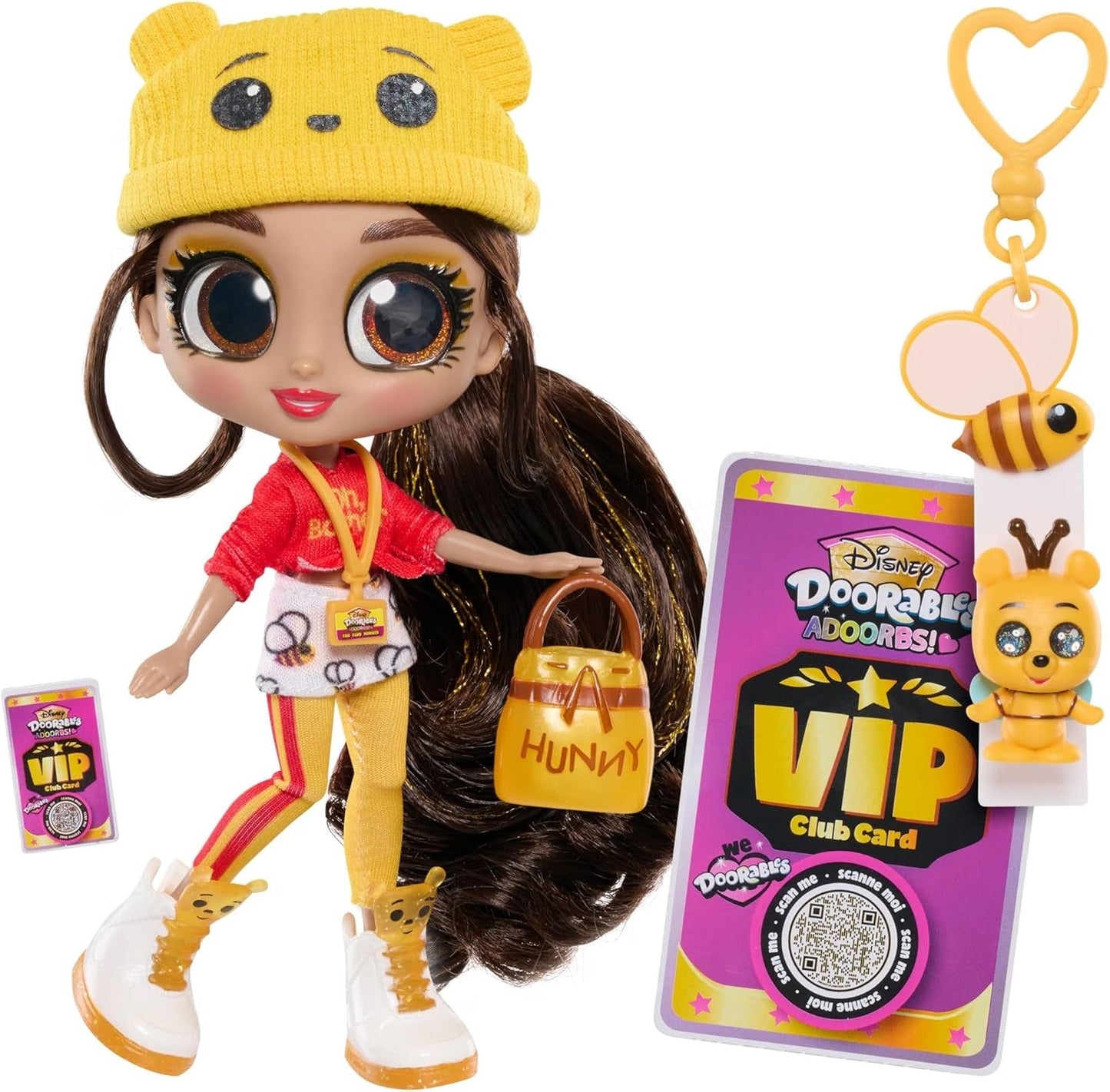 Disney Doorables Adoorbs seria 1 kolekcjonerskie lalki z akcesoriami, 14 cm, lalka modowa, zabawka w wieku 5+, po prostu graj