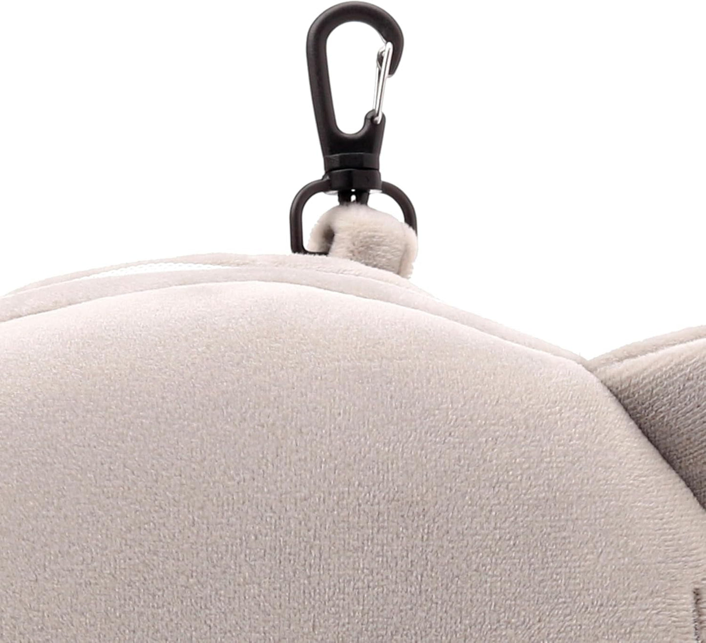 Poduszka podróżna, okrągła, plusz, słoń i maska na oczy, unisex, jeden rozmiar, unisex, unikatowe poduszki podróżne do talii Naty Shop