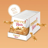 Krem kawowy Merci Petits - 12 x 125 g - Małe praliny z białej czekolady na delikatnej czekoladzie z kremem kawowym - Praliny czekoladowe pakowane pojedynczo