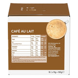 NESCAFÉ DOLCE GUSTO Café au Lait Kaffeekapseln Pakiet 6 sztuk (6 x 16 Kapseln)