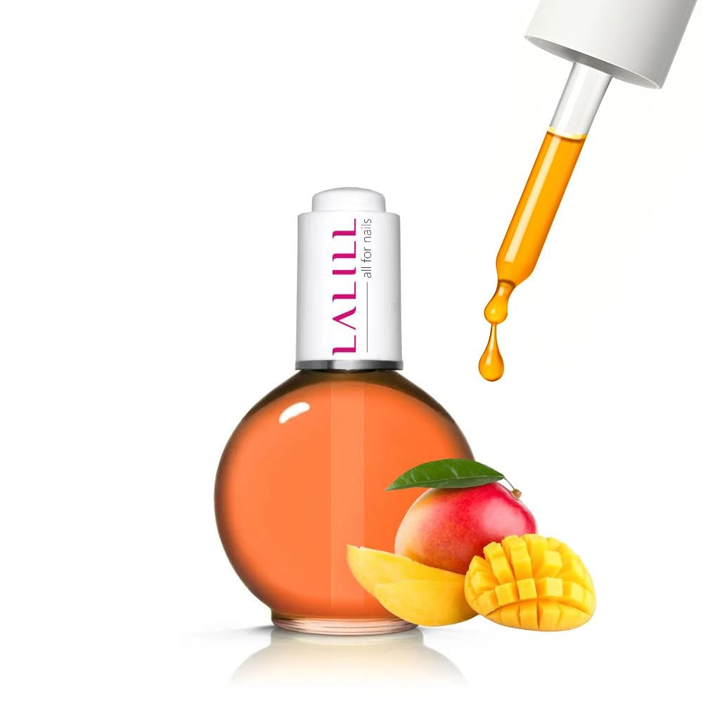LALIILL Oliwka do skórek paznokci 75 ml - Himbeere Nagelpflegeöl - Nagelöl Pflege Für Nägel Nagelhaut - SPA Maniküre Naildesign Hände - Wegańskie - Z pipetą