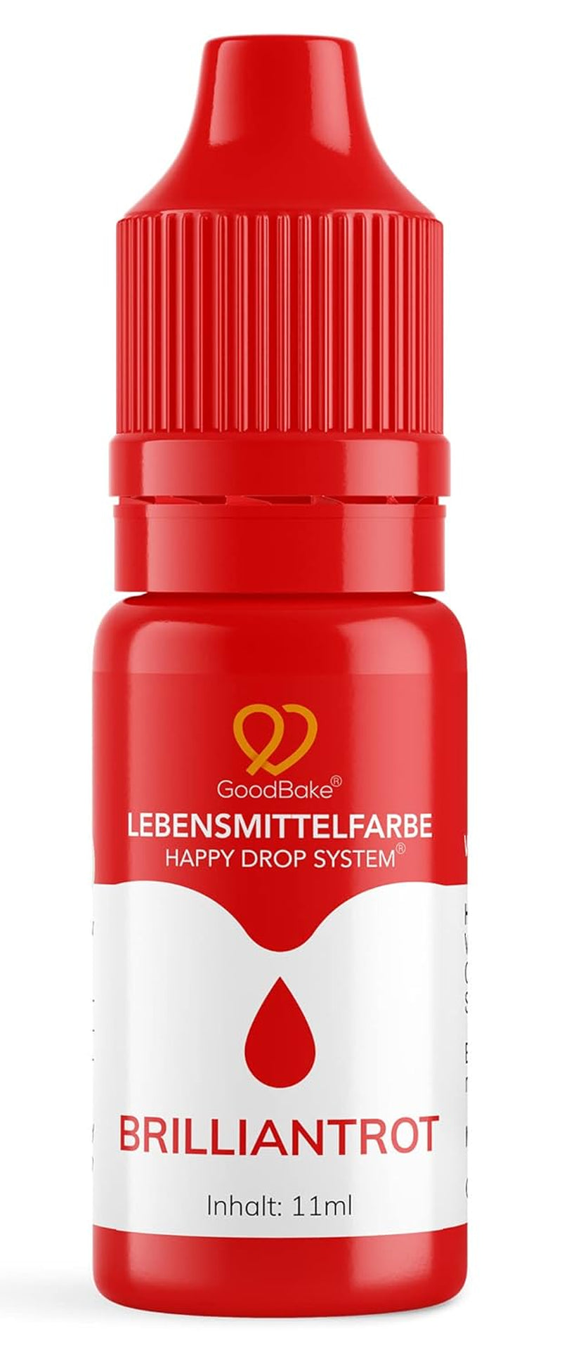 Goodbake Pink Food Coloring (11ml) - Intensywny barwnik spożywczy - Bardzo skoncentrowany kolor - Do barwienia ciast, fondantów, kremów maślanych, napojów, śluzów i wielu innych produktów. 100% wegańskie