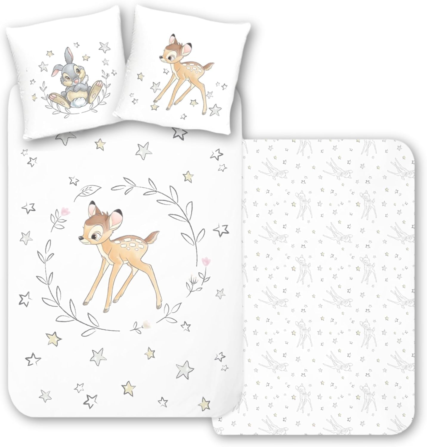 Pościel dla dzieci, różne animowane postacie, 100% bawełna Pościel - dziecięca Naty Shop Bambi