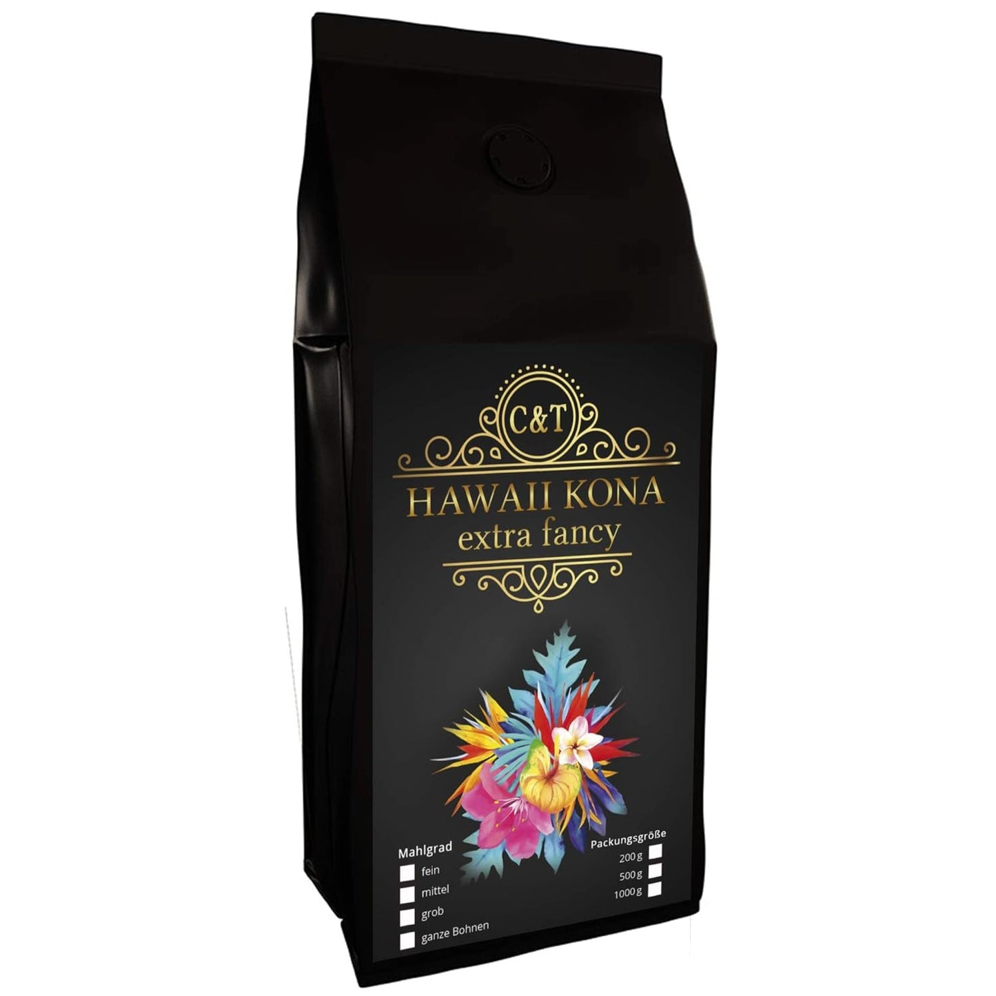 C&T Hawaii Kona Kaffee | 200g Gemahlen | Das braune Gold na Hawajach - najlepsze Kaffees der Welt