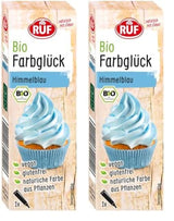RUF organiczny barwnik spożywczy wata cukrowa różowa z syropem z agawy do barwienia lukru i dekoracji ciast, bezglutenowy i wegański, 1 x 25g