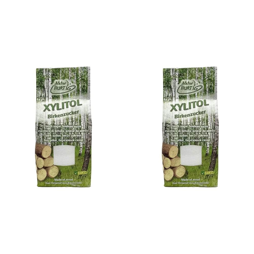 Cukier brzozowy, 425 gramów Naty Shop Słodziki 2 x 425 gramów