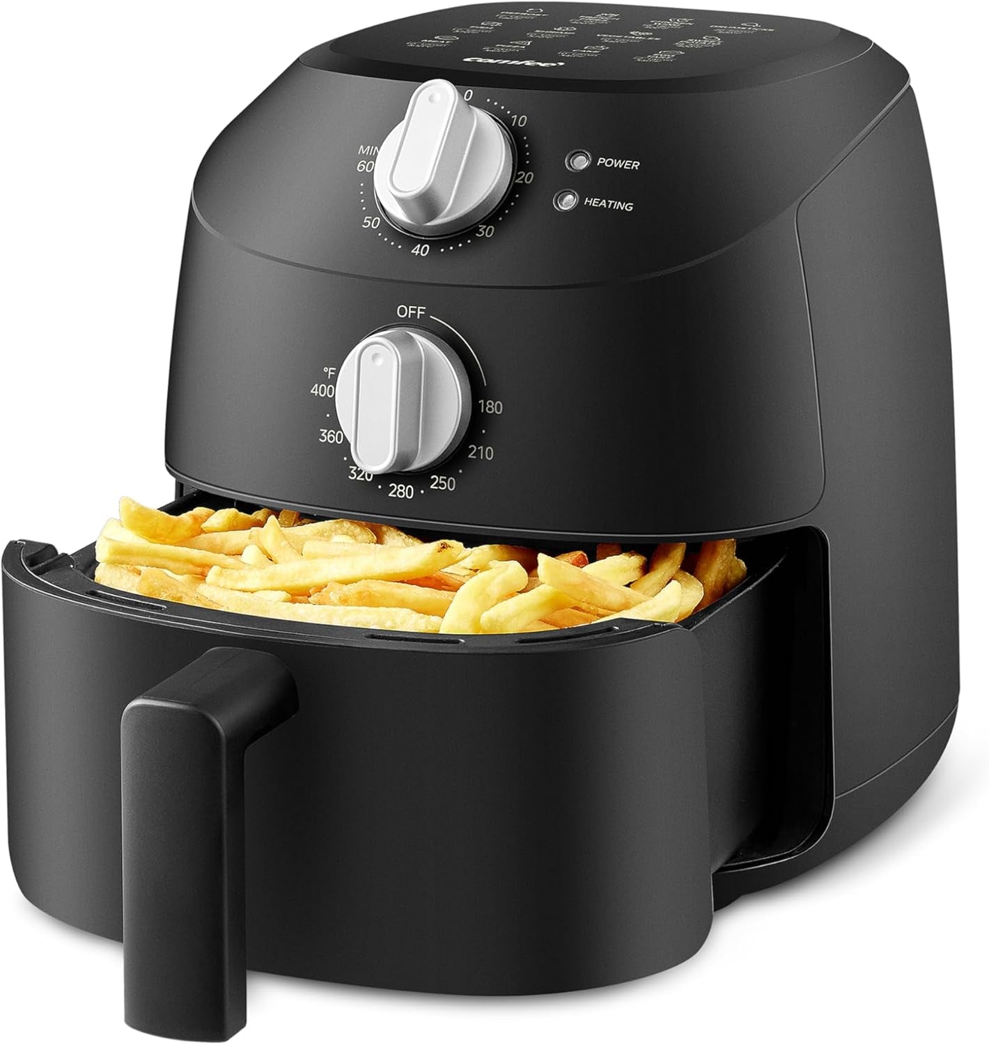 Midea Frytownica na gorące powietrze 2L, 1150W Frytownica bezolejowa, Frytownica na gorące powietrze, Funkcja automatycznego wyłączania Sprzęt AGD Naty Shop 2L