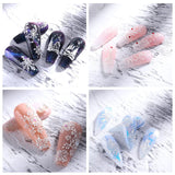 4 Blatt 3D Nagelsticker Weihnachten Nagelaufkleber Boże Narodzenie 5D Stereoskopisch Selbstklebend Schneeflocke Schneemann Nail Art Naklejka Dekoracja Nageldesign Zubehör