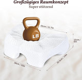 SAHEYER Poduszka do spania bocznego z ramieniem, ergonomiczna poduszka ortopedyczna, poduszka z pianki memory na szyję i ramiona, poduszka na szyję z ramionami o wielu kątach dla wielu pozycji spania (biała) Poduszki ortopedyczne na szyję Naty Shop