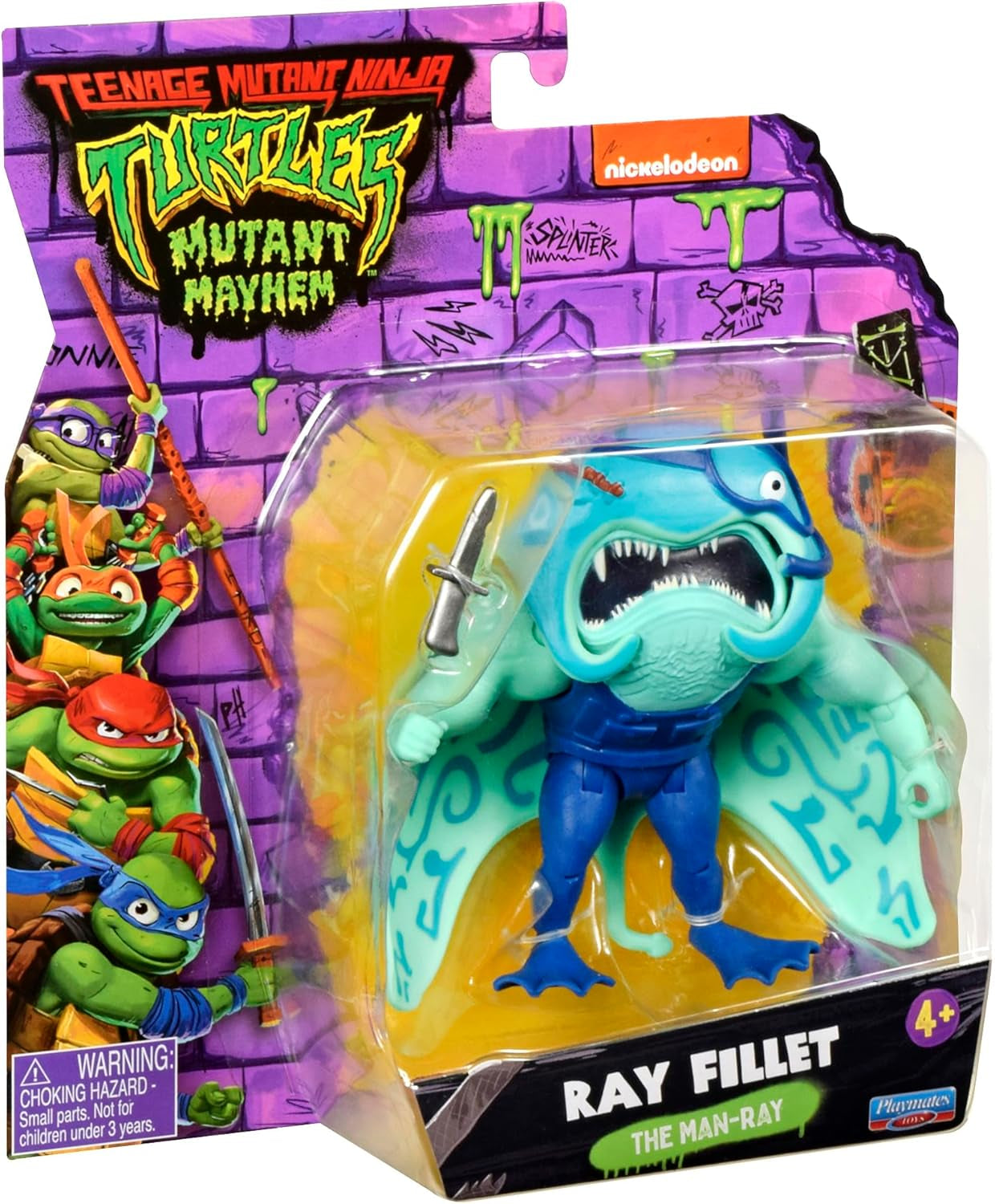 MŁODZIEŻOWE ŻÓŁWIE NINJA - Figurka podstawowa Ray Filet Figurki Naty Shop